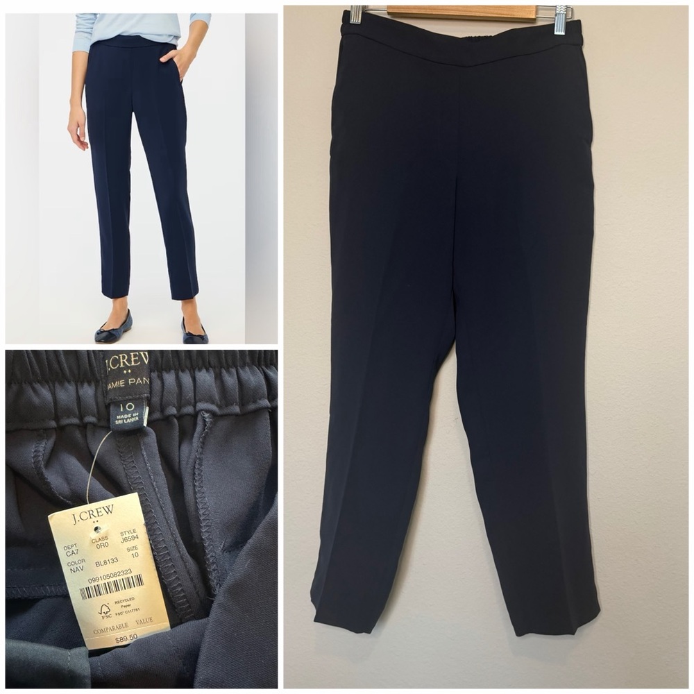 J. Crew Women's Dark Blue Ankle Pants
